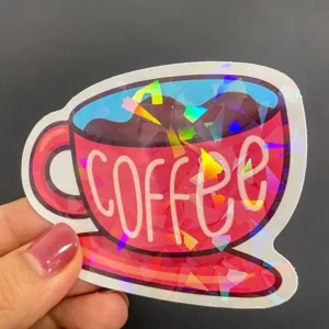 High-Gloss Anti-UV Waterproof PVC Vinyl Die-Cut Decorative Stickers, Self-Adhesive Custom Logo