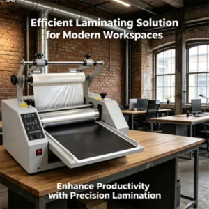 High Precision Laminating Machine 340mm Width Single Double Sided Cold Hot for Professional Print Applications
