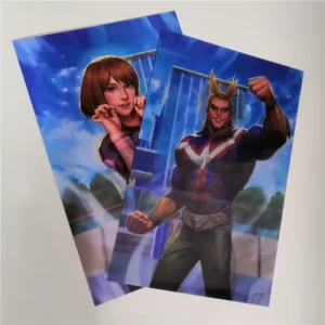 High Quality 3D Motion Poster Anime Posters with 3D Effect for Decoration