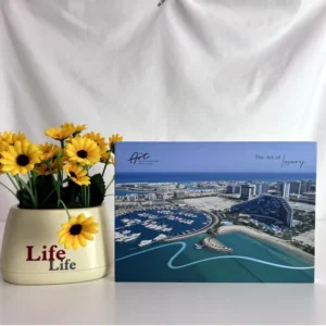 High Quality 7 Inch Paper Handmade Brand Promotion Gift Card Business Invitation Instruction Book Video Brochure