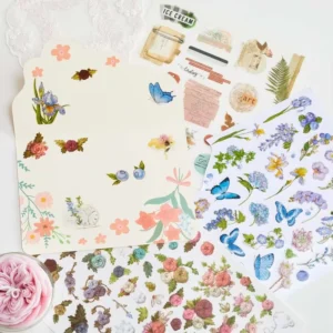 High Quality Adhesive Stickers Decorative Rub-on Stickers Journaling Rub-on Transfer Stickers for Scrapbooking