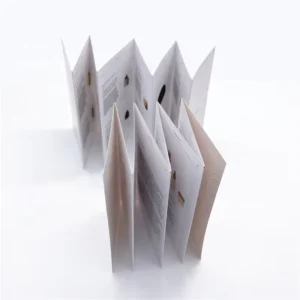High Quality Colorful Printing Flyer Display Stand Folded Paper Cardboard Packaging Brochure Advertising Flyers for Business