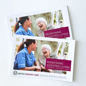 High Quality Custom Glossy Matte Coated Paper Flyers Colorful Printing Tri Folded A4 Custom Size Brochures Leaflets