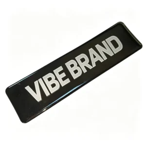 High Quality Custom Logo Engraved Stainless Steel Metal Labels for Industrial Equipment & Machinery