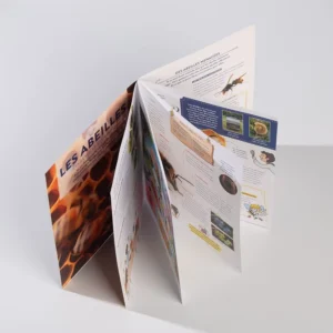 High Quality Custom Offset Printed Brochure with Saddle Stitch Binding Coated Art Paper Corrugated Board Newsprint Paper