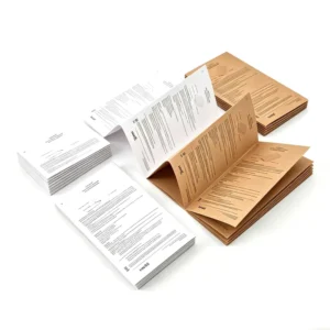 High Quality Custom Pharmaceutical Brochure Instruction Book Electronic Manual Gold Stamp Offset Printing Paper