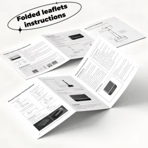 High Quality Custom Size A3 A4 A5 A6 Offset Printed Film Laminated Duplex Board Newsprint Paper Brochure Printing Service