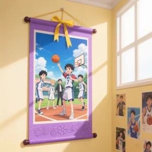 High Quality Custom Star Art Design Poster Hanging Scroll Wall Printing Scroll Painting
