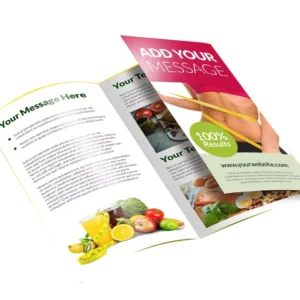 High Quality Customized 250g Art Paper Brochure Digital or Offset Printing Paper Flyer Leaflet