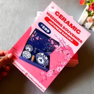 High Quality Fancy Paper Flyers Advertising Digital Printing Service A5 A6 Custom Design Poster with Film Lamination