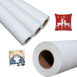 High Quality High Transfer Rate Heat Sublimation Transfer Paper Jumbo Rolls for T Shirt Digital Print