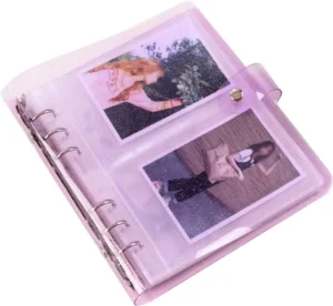 High Quality Large Capacity PVC Mini Photo Album and Card Case, 3 Inch and 5 Inch, 200 Pockets, Waterproof Eco-Friendly Photo Storage