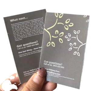 High Quality Offset Printing Custom Design Cardboard Greeting Cards Flyers Leaflets Booklets Catalogs Manuals