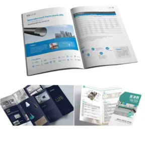 High Quality Price A4 A5 Magazine Custom Book Catalog Booklet Brochure Printing 7 Inch Video Brochure