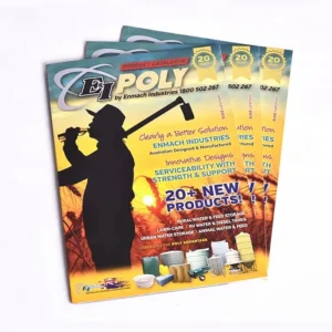 High Quality Softcover Product Catalogue Printing Catalog with Gold Foil and Embossing on Cover Silver Foil Catalogue Printing