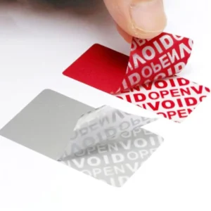 High-Residue Void Tamper-Evident Security Seal Labels