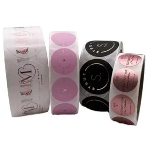 High Security 3D PET Holographic Void Label Thank You Adhesive Vinyl Sticker 500pcs Laser Printed for Brand Protection