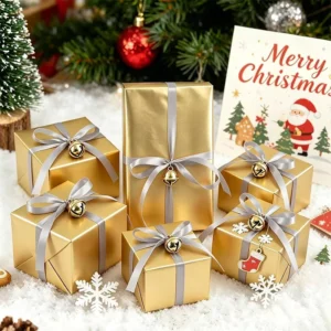 High Shine Metallized Metallic Foil Paper, Custom Size, for Cosmetic Gift Box Inner Packaging