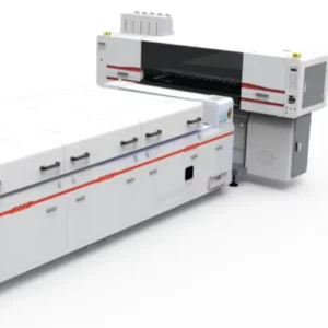 High-Speed 8-Head DTF Printer with 3-Zone Independent Powder Dryer for Industrial Textile Transfer Printing
