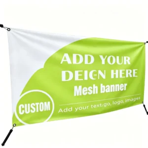 High-Strength Custom PVC Vinyl Sign Banner for Building Advertising