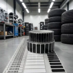 High Temperature Custom Tire Labels Adhesive Waterproof Heat Resistant Strong Adhesive Tire Stickers Never Fall Vulcanize