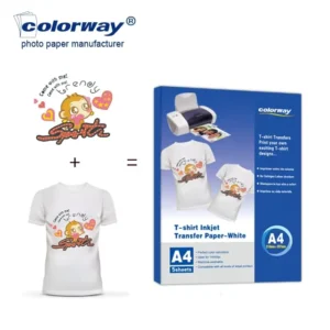 High-Temperature Inkjet Heat Transfer Paper for Dark Fabrics, Hot Peel