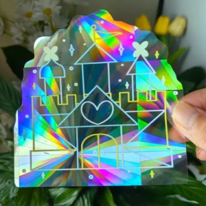 Holographic Adhesive Rainbow Maker Sun Catcher Window Decal