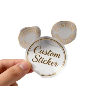 Holographic BOPP Food Grade Oil-Proof Waterproof Brand Stickers