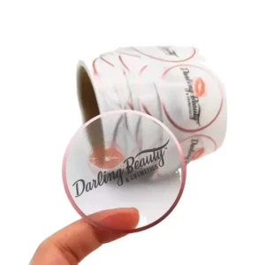 Holographic Glitter Stickers Customized Shape for Packaging