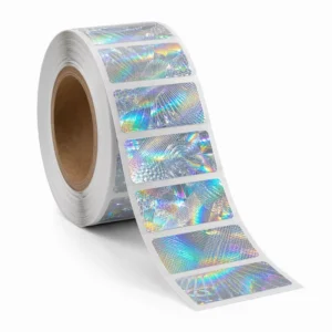 Holographic Glitter Stickers Customized in Shape for Packaging Product Display