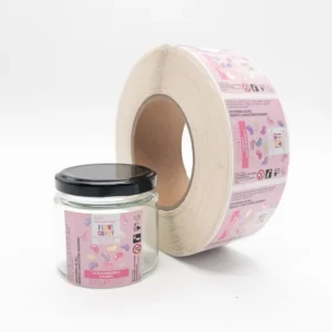 Holographic Matte Silver PET Factory-Printed Candy Labels for Packaging, Gift Wrapping, Jars, and Bottles