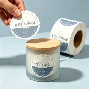 Holographic PVC Vinyl Adhesive Stickers, Food-Grade, Oil-, Waterproof, UV- and Heat-Resistant