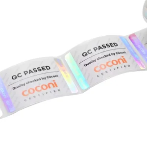 Holographic QC Passed Traceability Labels for Warehouse Inventory Quality Control