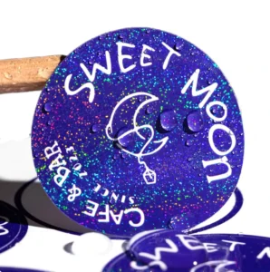 Holographic Rainbow Vinyl Decorative Stickers Weatherproof and Scratch Resistant Custom Die Cut