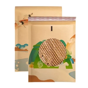 Honeycomb Paper Mailer, Eco-Friendly Shockproof Padded Envelope for Shipping