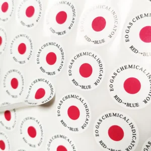 Hospital Grade EO Sterilization Indicators Adhesive Labels for Medical Devices
