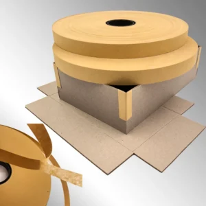 Hot Melt Kraft Paper Corner-Sealing Tape for Automatic Rigid Box Corner Pasting Machines