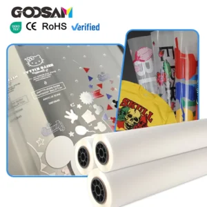 Hot Peel Double-Sided Matte PET DTF Film 60cm x 100m for Textiles