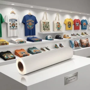 Hot Peel Matte PET DTF Printing Film 60cm x 33cm Heat Transfer DTF Film Roll