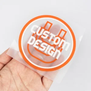 Hot Press Iron-On 3D Silicone Vinyl Heat Transfer Labels for Clothing