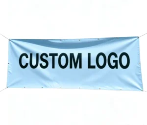 Hot Selling Durable Custom Vinyl Banner Portable Windproof with Many Grommets for Advertising Display