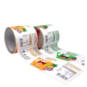 Household Barcode Adhesive Paper Rectangular Printed Labels for Pillow Use
