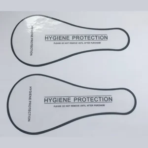 Hygiene Liner Labels, Clear Adhesive Tape Stickers for Micro Bikini, G-String, Underwear, Swimwear, and Lingerie