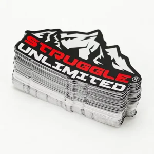 Individual Custom UV-Protective Waterproof Die-Cut Permanent Adhesive Vinyl Label Stickers