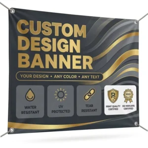 Indoor Outdoor PVC Vinyl Banner, Custom Full Color UV Printing