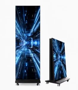 Indoor P1.86 HD Foldable Mirror LED Digital Signage Display with WiFi