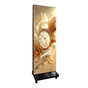 Indoor Portable Digital GOB P1.9 P2.5 LED Poster Display Banner Totem for Shops Hotels Retail