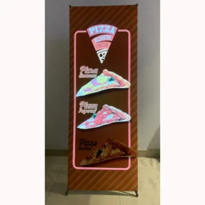 Indoor and Outdoor Flexible Electroluminescent Panels Custom Design Flashing Light up Poster for Advertisement Display