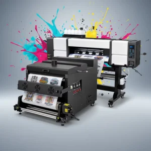 Industrial 60 cm DTF Printer Dual XP600 Print Head CMYKW Ink Circulation Automatic