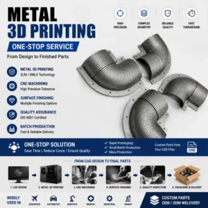 Industrial Grade 3D Printing Service Rapid Prototyping Custom Processing STL 3MF Files 0.02mm Tolerance